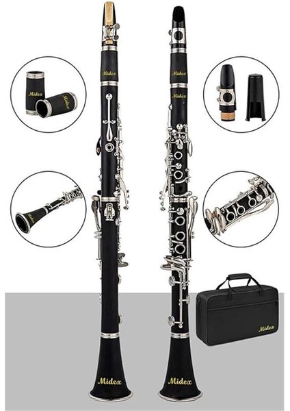 Bb-66 Si Bemol (Bb) Klarnet (Nota Sehpası ve Full Aksesuar) fiyatları