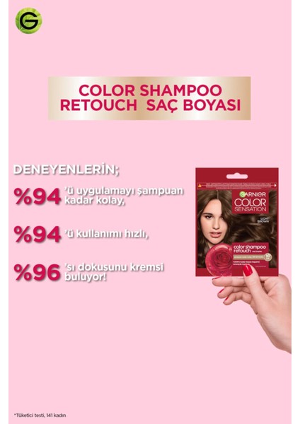 Garnıer Color Sensatıon Şampuan Saç Boyası 4.0 Brown fırsatları
