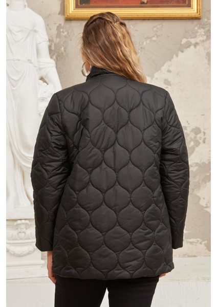 Kapitone Büyük Beden Mont indirimleri