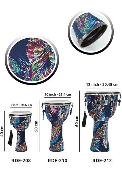 RDE-212 Afrika Çalgısı 12'' (Inch) Djembe indirimleri