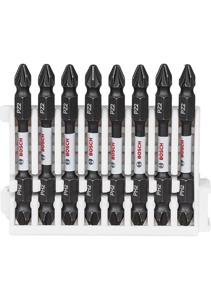 Professional Accessories 2608522333 Çift-'' Impact Ph2 Tornavida Ucu-Pz2 8-Parça, 0 W, 0 V