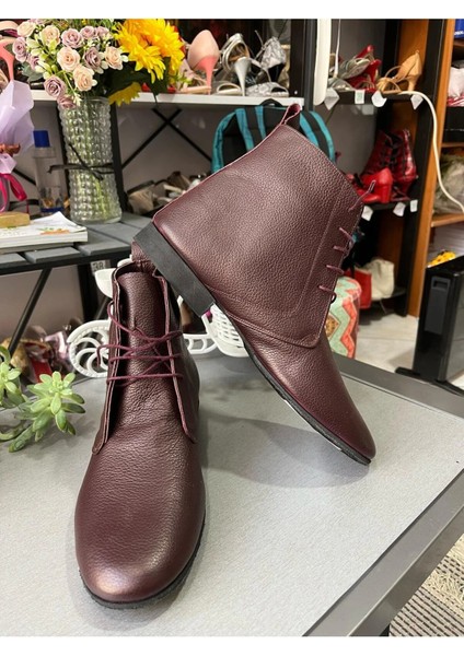 Kahverengi Çift Yüzlü Baba Model Tango, Dans ve Salon Ayakkabısı Içi Deri Dikişli Taban 1 cm Topuk fırsatları