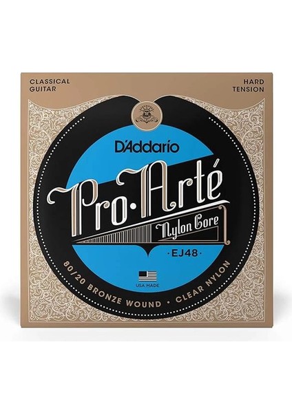 D'addario EJ48 Klasik Gitar Tel Seti, Pro-Arte, 80/20 Bronze Woun fiyatları