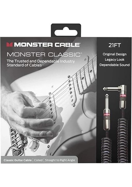 Prolink Classic™ Instrument Cable - Coiled | 6.4mt