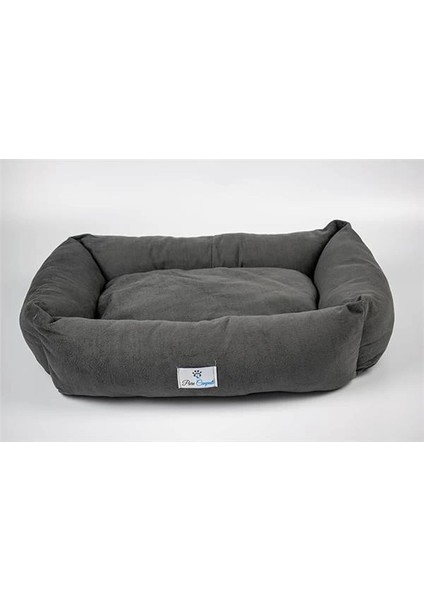 Canpati Kedi Yatağı, Küçük Irk Köpek Yatağı 55 cm x 40 cm Antrasit Renk fırsatları