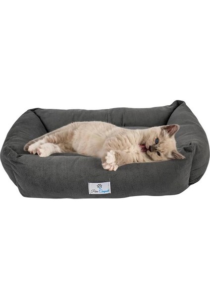 Canpati Kedi Yatağı, Küçük Irk Köpek Yatağı 55 cm x 40 cm Antrasit Renk indirimleri