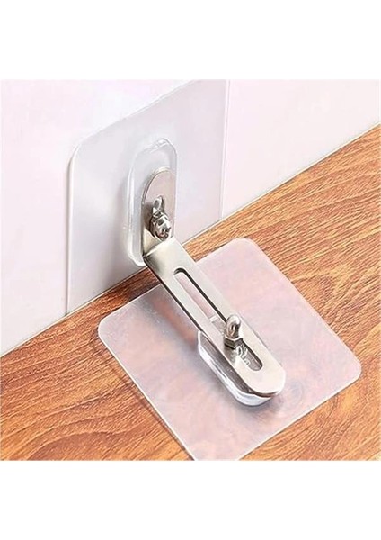 ® Deprem Için Ultra Dayanıklı Çivisiz Duvarı Delmeden Ayarlanabilir Eşya Sabitleyici Aparat