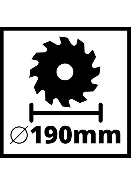 Daire Testere Tc-Cs 1410 (1.410 W, Testere Bıçağı Ø190 x Ø30 Mm, Maksimum Kesme Derinliği 67