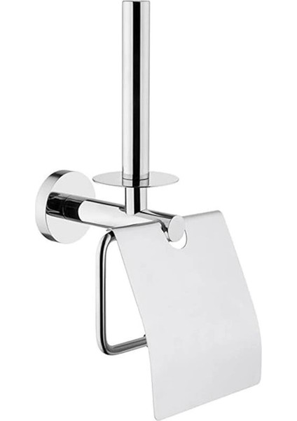 Arkitekta A44968 Tuvalet Kağıtlığı, Kapaklı, Yedekli, Krom