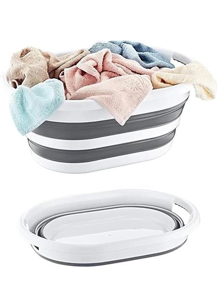 Katlanabilir Plastik Çamaşır Selesi Sepeti, Çok Amaçlı Katlanabilir Oyuncak Sepeti, Hafif