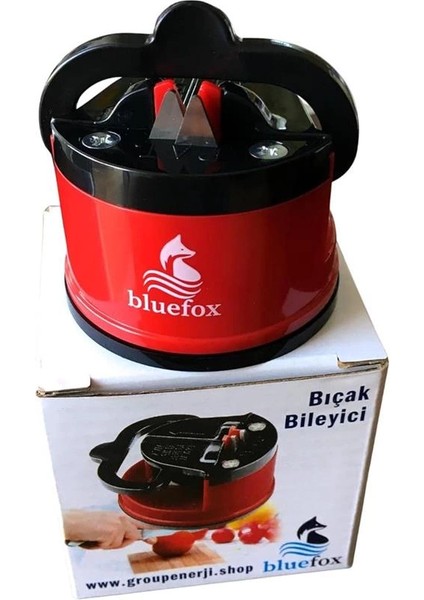 Powergrip'li Bıçak Bileyici - Vantuzlu Vakumlu, Serbest Ellerle Kullanılabilen Tungsten