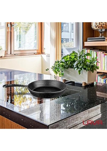 Metal Yuvarlak Döküm Tava, 20 cm