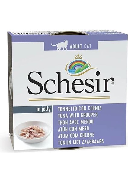 Jelly Ton Balığı ve Orfoz Balığı Jöle Içinde Yetişkin Kedi Konservesi 85G fırsatları