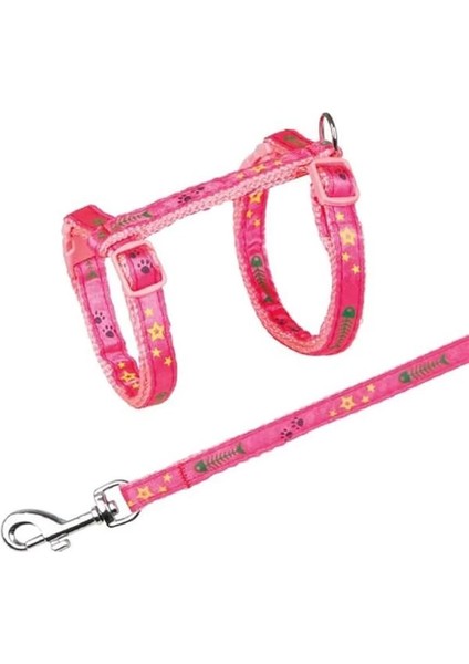 Kedi Göğüs Tasması Seti 22-36 cm 10 mm modelleri