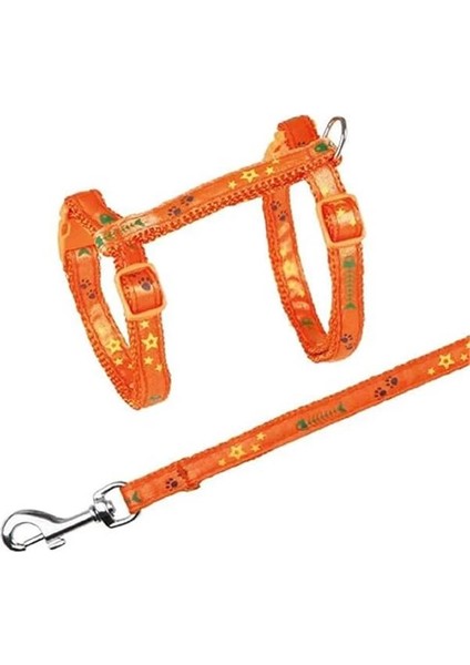 Kedi Göğüs Tasması Seti 22-36 cm 10 mm