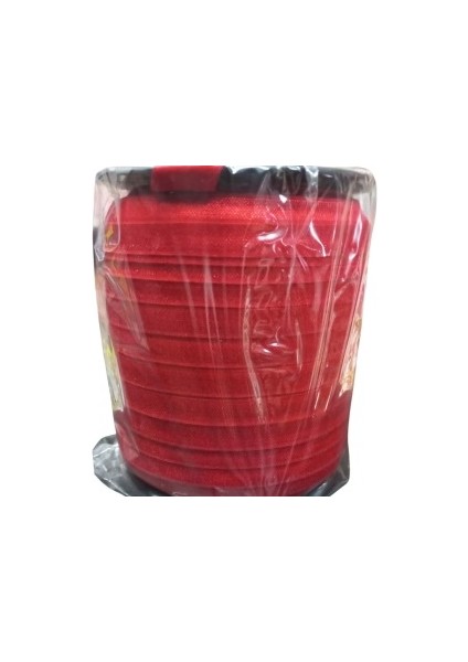 Çamaşır Lastiği Düz 1 cm 1 Metre Kırmızı