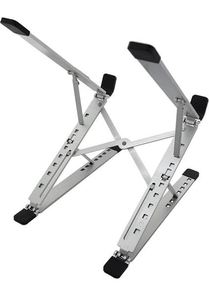 Kaliteli Tok Alüminyum Dizüstü Bilgisayar Notebook Standı Yüksekliği Ayarlanabilir 30CM fırsatları