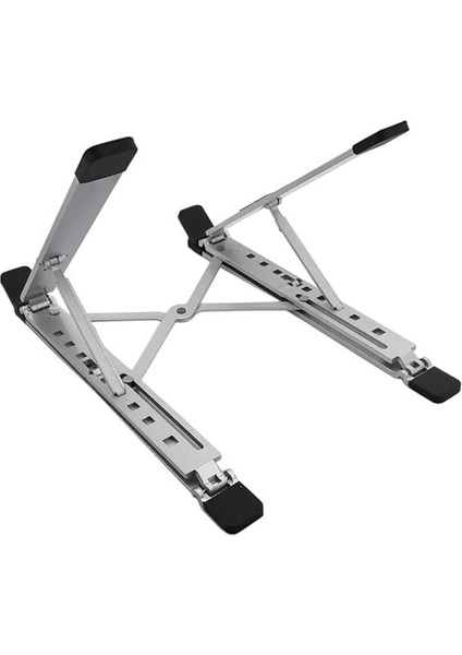 Kaliteli Tok Alüminyum Dizüstü Bilgisayar Notebook Standı Yüksekliği Ayarlanabilir 30CM