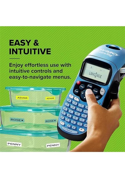 Letratag Elektronik Etiketleme Makinesi -12 Mm. Letratag Şeritlerle Uyumlu