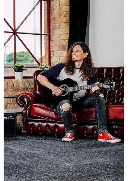 RG-560BK-AMP Siyah Amfili Elektro Akustik Gitar Full Set modelleri