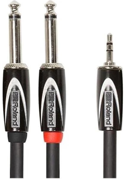 Black-Serisi Bağlantı Ekleme/split Kablo – 3,5 mm -Trs - 2x 6, 3 mm Jak, Uzunluk: 3 M – indirimleri