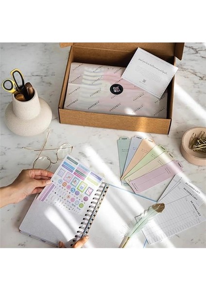 A5 Spiralli Süresiz Renkli Planlayıcı Ajanda Motivasyon Sayfalı Pembe Leopar modelleri