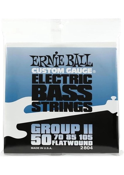 Flatwound Grup Ii Elektrik Bas Telleri, Ölçü 50-105 modelleri