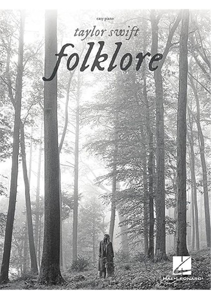 Taylor Swift - Folklore: Easy Piano Songbook With Lyrics