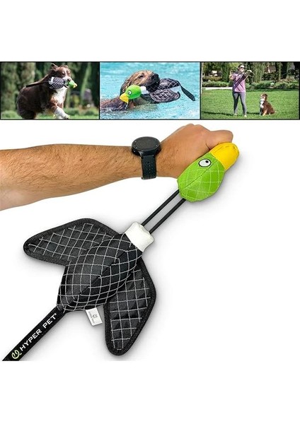 Uçan Ördek Sapan Mekanizmalı Köpek Oyuncağı (Large) – Fırlat & Getir – Suda Yüzer