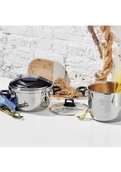 Perfect Gray 4-6 L Düdüklü Tencere Seti, Paslanmaz Çelik fırsatları