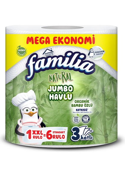 Kağıt Havlu Jumbo 1x6'lı Rulo fiyatları