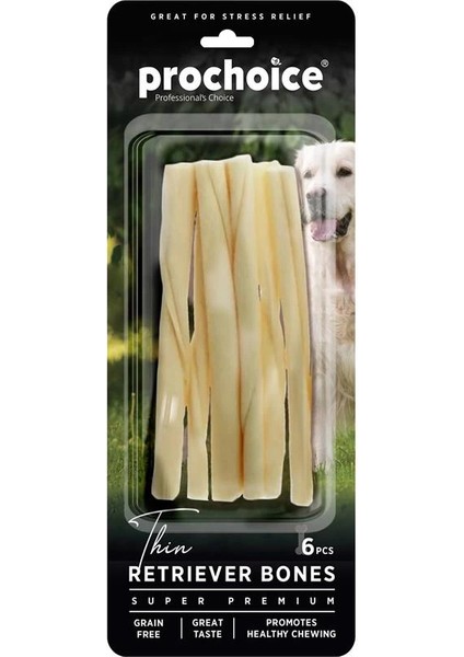 Thin Retriever Bones, Ince Köpek Ödül Kemiği 6 Parça