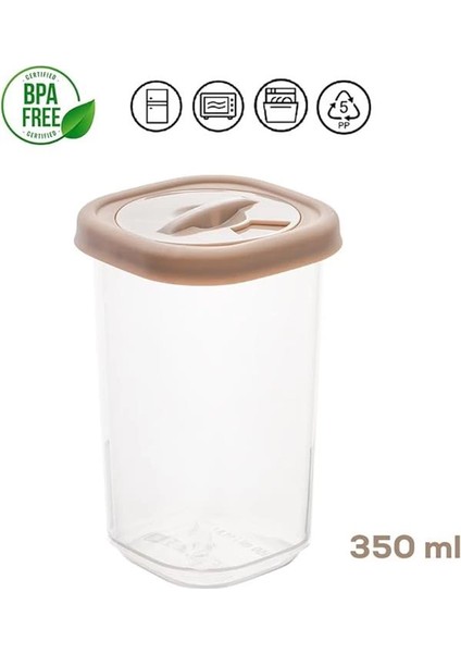 1061 Döner Kapaklı Etiketli Baharatlık Seti - 12'li Cappuccino Kapaklı 350 cc fırsatları