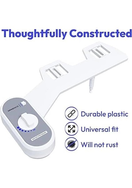 Bidet Fresh Su Spreyi, Elektriksiz, Mekanik Bide Wc Oturağı Sabitleme indirimleri