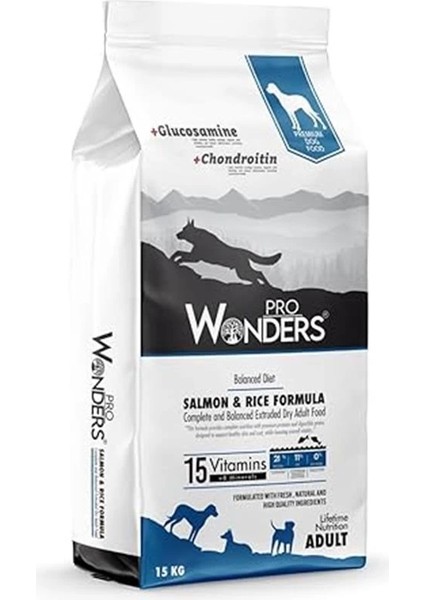 Somonlu ve Pirinçli Yetişkin Köpek Maması 15 kg