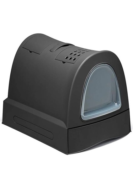 Zuma Çekmeceli Kapalı Kedi Tuvaleti Antrasit