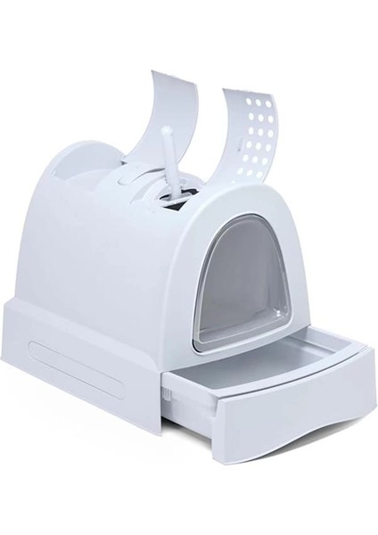 Zuma Çekmeceli Kapalı Kedi Tuvaleti Antrasit modelleri