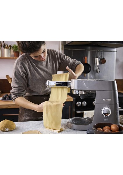 Hamur Açma Aparatı Lasagne Roller KAX980ME - Mutfak Şefi Aksesuarı, 9 Kademeli Ayar, Paslanm fırsatları