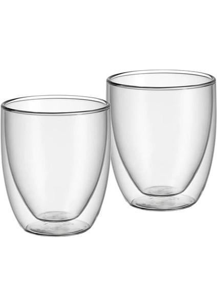 Çift Cidarlı 2'li Cappucino Bardağı Seti