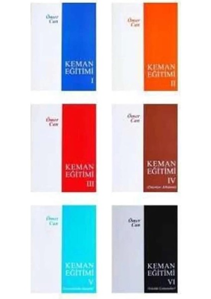 Müzik Ömer Can Keman Eğitimi 6 Kitap (Set) - Ömercan Keman Metodu