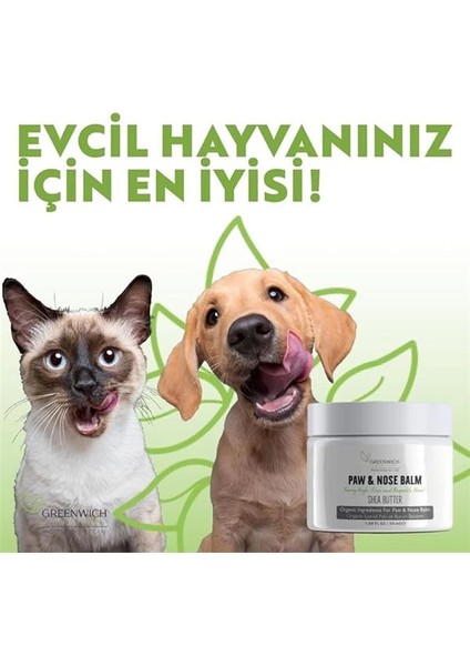 Organik Içerikli Kedi Köpek Pati Burun Balm 50 ml | Nemlendirici | Çatlak Koruma | Onarım fiyatları