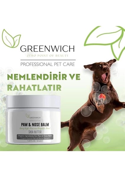 Organik Içerikli Kedi Köpek Pati Burun Balm 50 ml | Nemlendirici | Çatlak Koruma | Onarım indirimleri