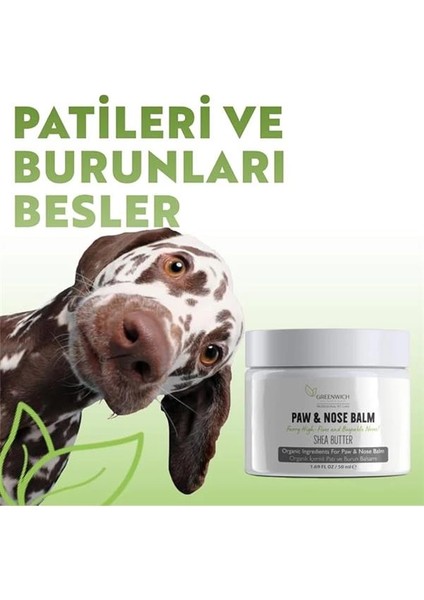 Organik Içerikli Kedi Köpek Pati Burun Balm 50 ml | Nemlendirici | Çatlak Koruma | Onarım