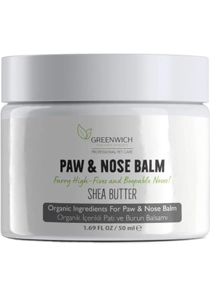 Organik Içerikli Kedi Köpek Pati Burun Balm 50 ml | Nemlendirici | Çatlak Koruma | Onarım