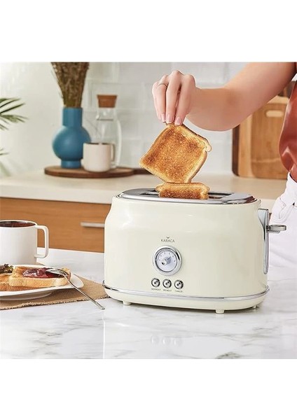 Retro Ekmek Kızartma Makinesi Krem fiyatları