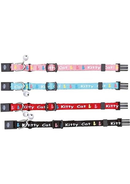 Kedi Zilli Ayarlanabilir Boyun Tasması
