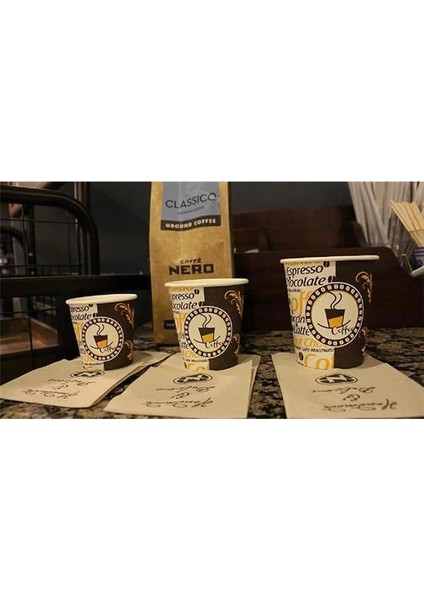 Excodi Cup - [ Cup ] 4 Oz Kullan At Bardak - 100 ml - 300 Adet Kaliteli Bardak - Türk Kahvesi modelleri