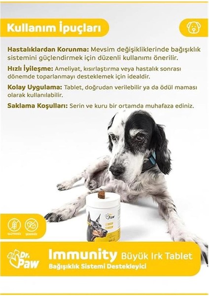 . Paw - Immunity Plus Büyük Irk Köpekler Için Zindelik ve Organ Sağlığı Destekleyici Çiğnenebilir