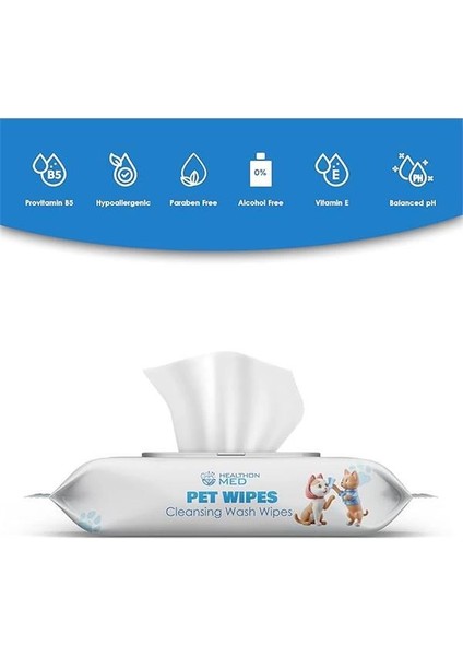 Köpek Temizleme Mendili (4'lü Set, 200 Adet) fırsatları