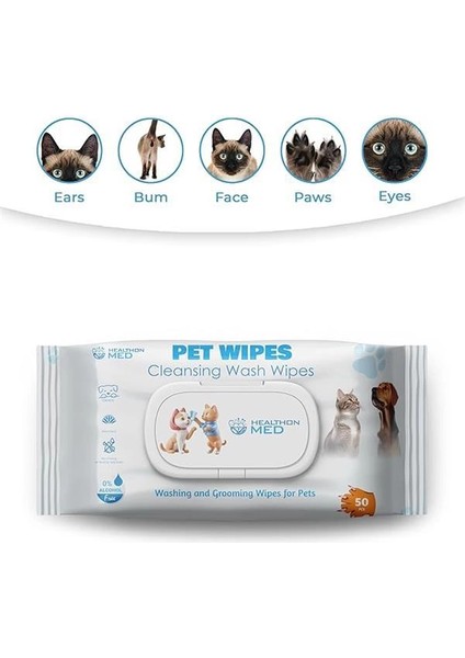 Köpek Temizleme Mendili (4'lü Set, 200 Adet) indirimleri